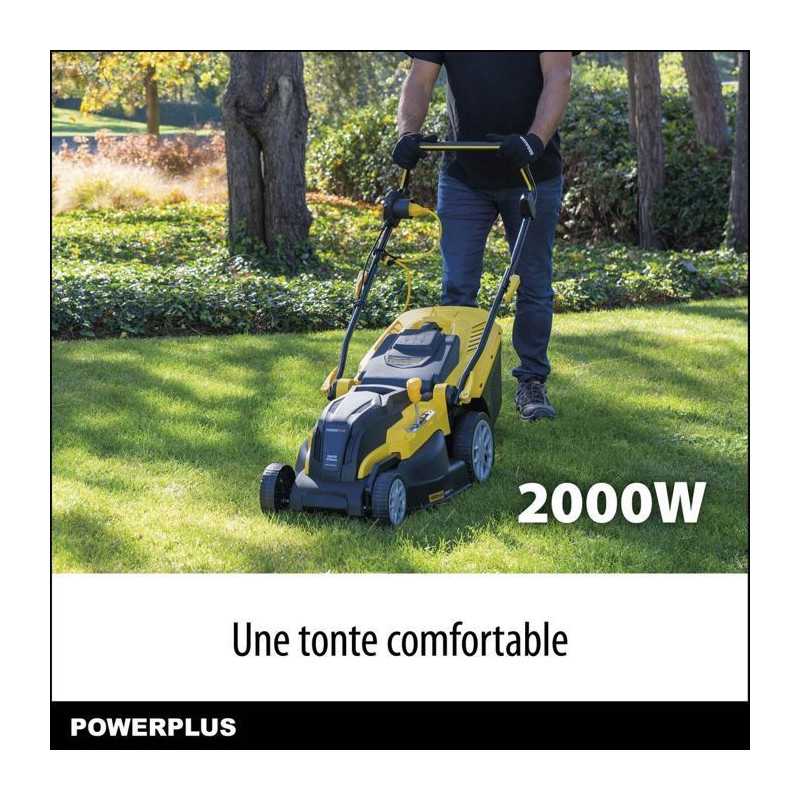PowerPlus Powxg6281 Powxg6281 electric lawn mower - 2000 W lawn mower,