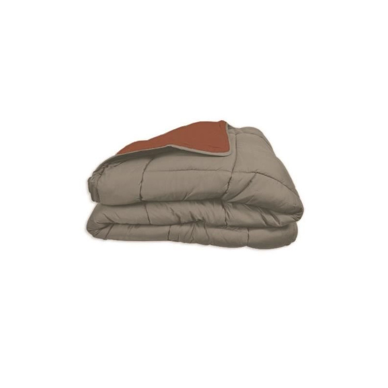 POYET MOTTE Quilt Microfiber 400g / m² CALGARY - 140 x 200 cm - Pebbl