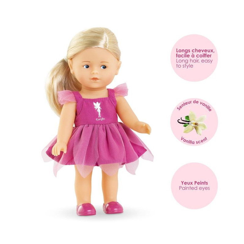Mini Corolline Box Set - Corolle - Rosy Fée - Vinyl Doll - Fairy Dres