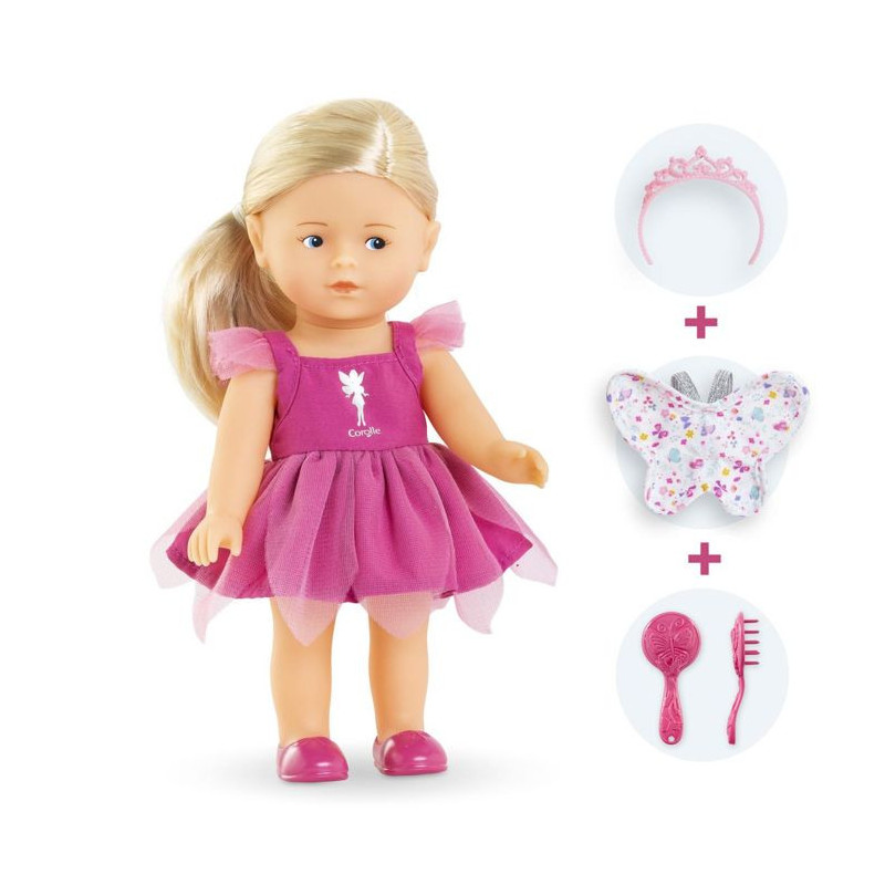 Mini Corolline Box Set - Corolle - Rosy Fée - Vinyl Doll - Fairy Dres