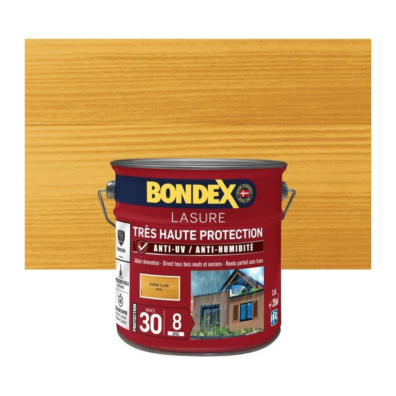 very high protection wood stain 8 years light oak 2,5L Bondex