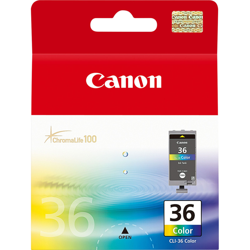 Canon CLI-36 Color Ink Cartridges Multipack