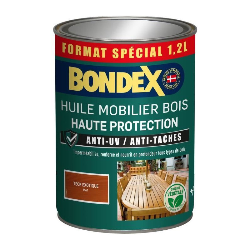 Teak furniture oil - BONDEX - 441377 - Matt - 1.2 L