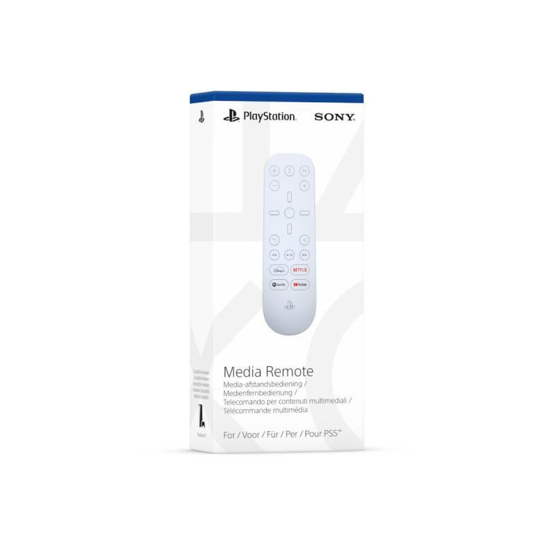 White / White Remote Control for PS5 - Official PlayStation