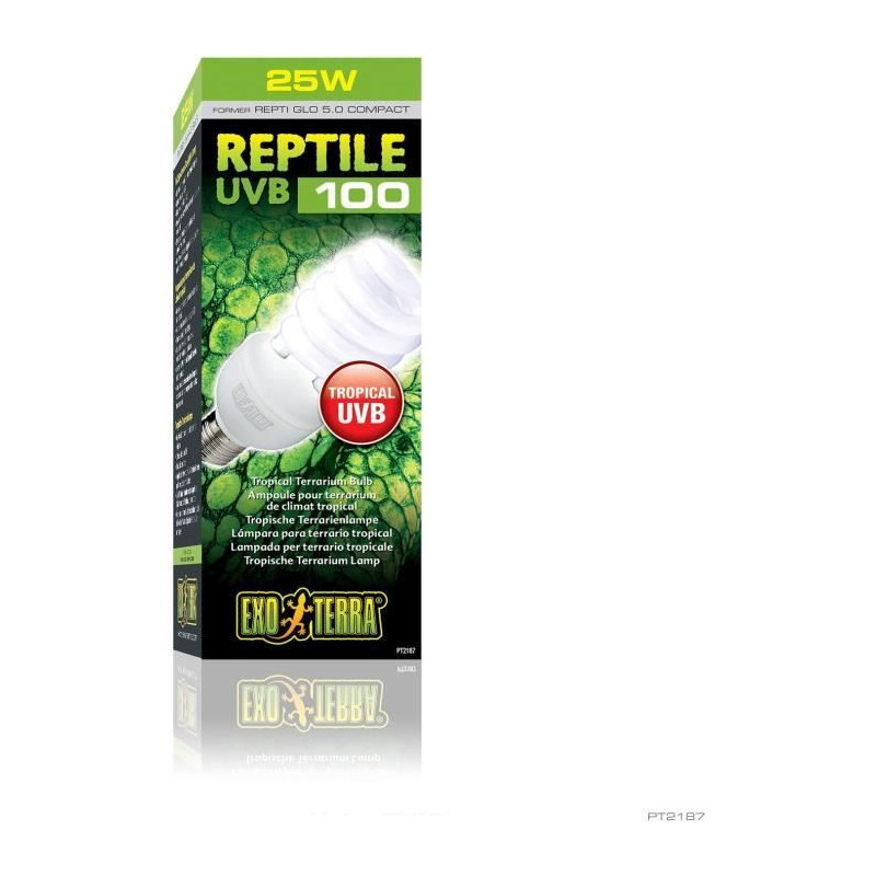 UVB compact fluorescent bulb for terrarium - EXO TERRA - Reptile UVB 1