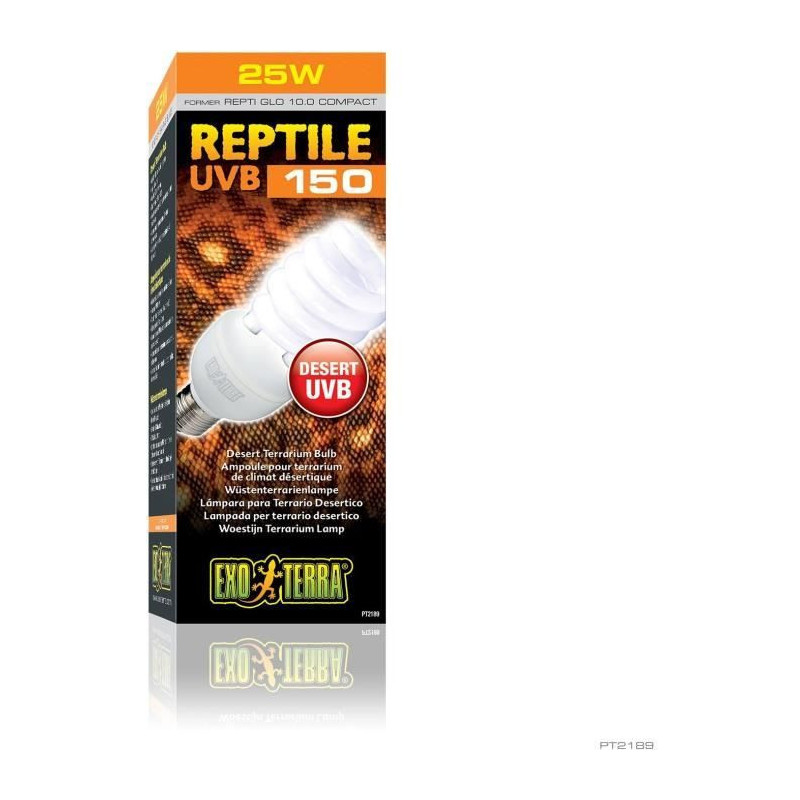 UVB Compact Fluorescent Bulb for Terrarium - EXO TERRA - Reptile UVB 1