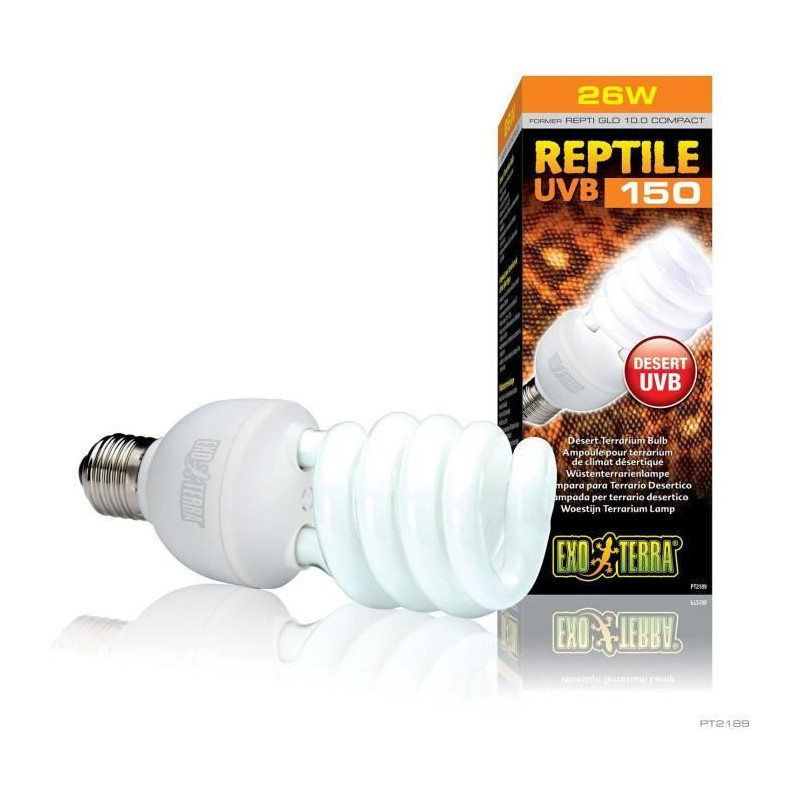 UVB Compact Fluorescent Bulb for Terrarium - EXO TERRA - Reptile UVB 1