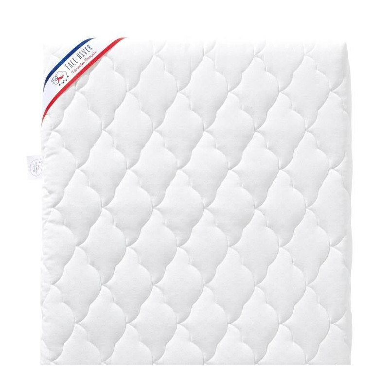 Air-conditioned baby mattress - 60x120x10 cm - Reversible - Removable