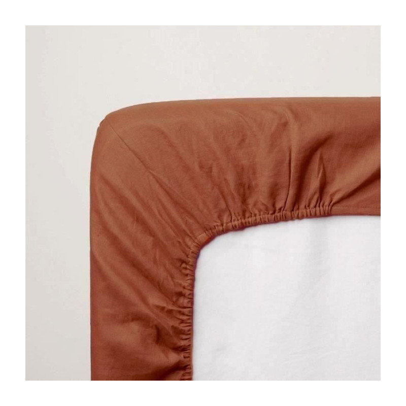 Fitted sheet - P'TIT DODO - 70 x 140 cm - Jersey - Tomette
