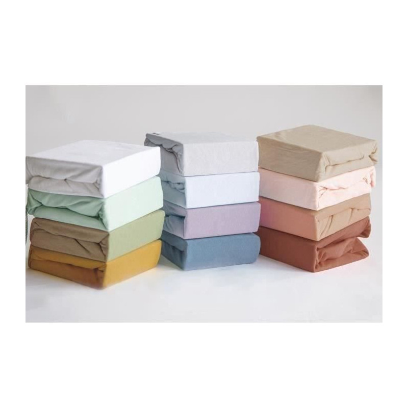 Fitted sheet - P'TIT DODO - 70 x 140 cm - Jersey - Tomette