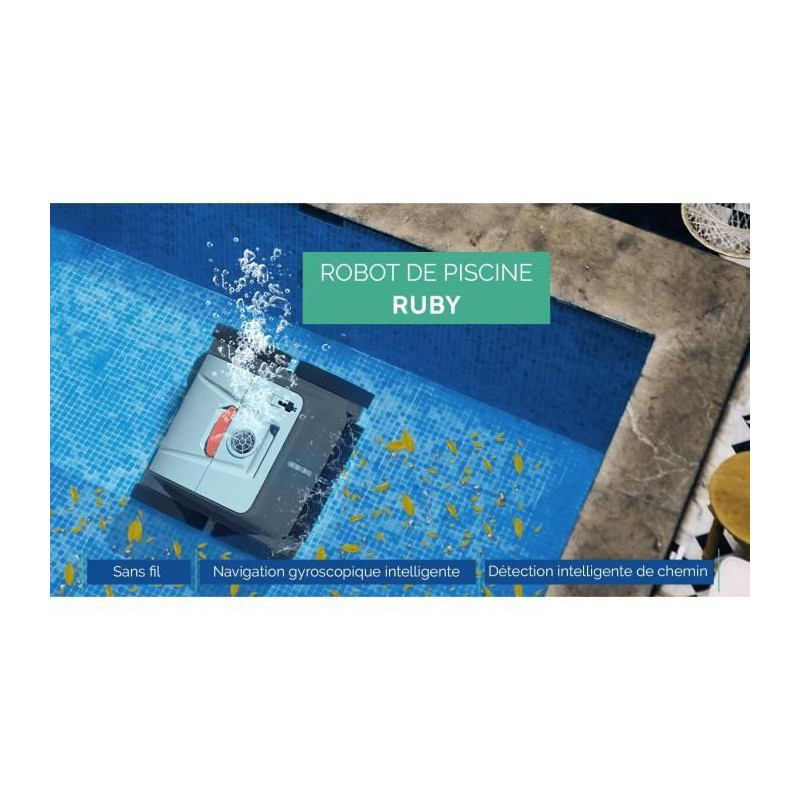 BESTWAY Aquaglide autonomous swimming pool robot vacuum cleaner for fl