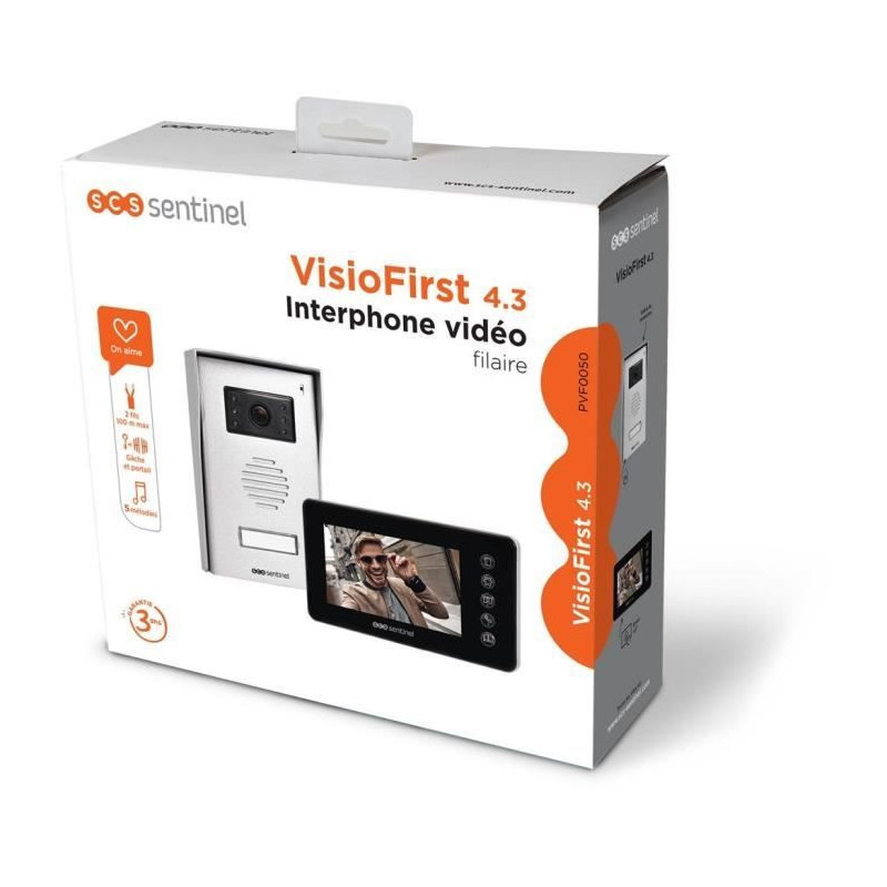 Wired video intercom - VisioFirst 4.3 - SCS SENTINEL