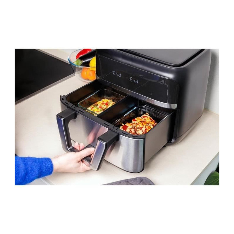 Air fryer dish - PYREX - 1450143 - Rectangular - Borosilicate glass -