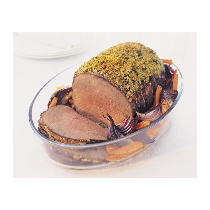 PYREX - ESSENTIALS - Oval glass oven dish 35 * 24 cm