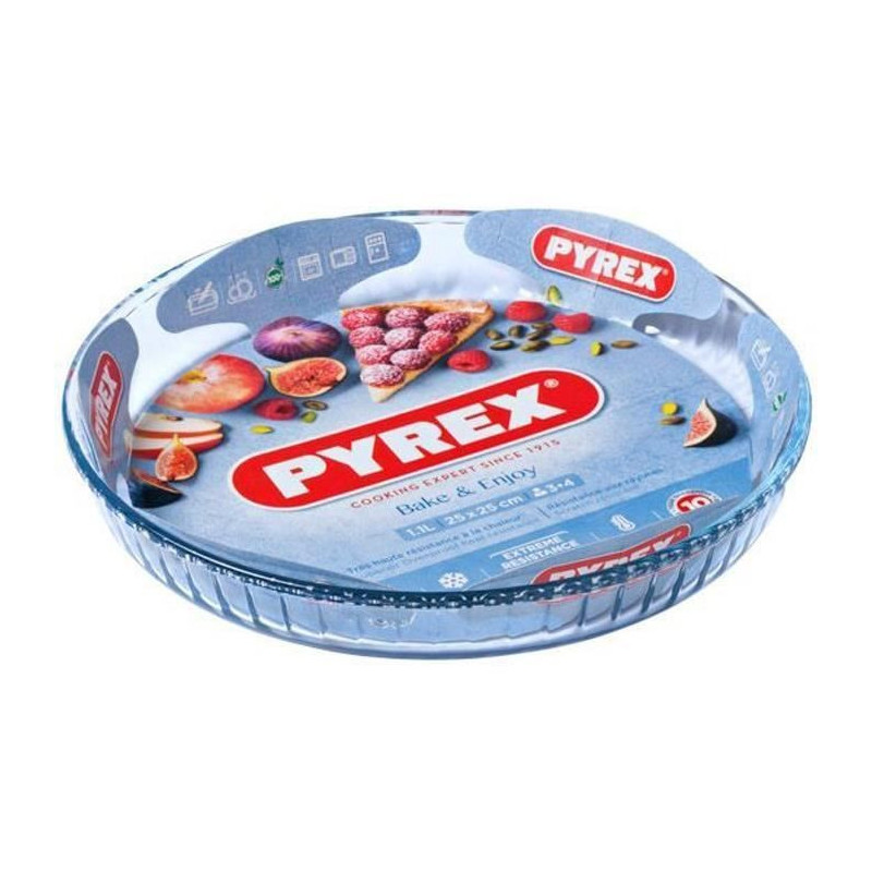 PYREX Classic Glassware pie plate 27 cm transparent