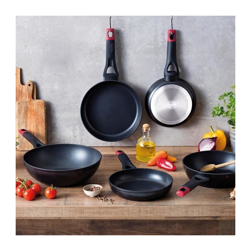 Frying pan - PYREX - 1455018 - Forged aluminum - Non-stick - 26 cm - P