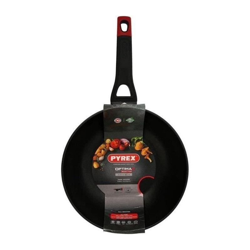 Wok - PYREX - 1455021 - Forged aluminum - Non-stick - 28 cm - PFAS-fre