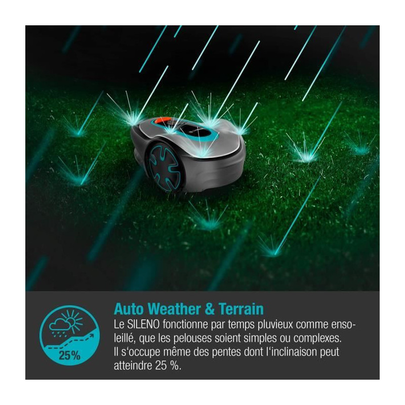 GARDENA Robot lawn mower SILENO minimo 250m²