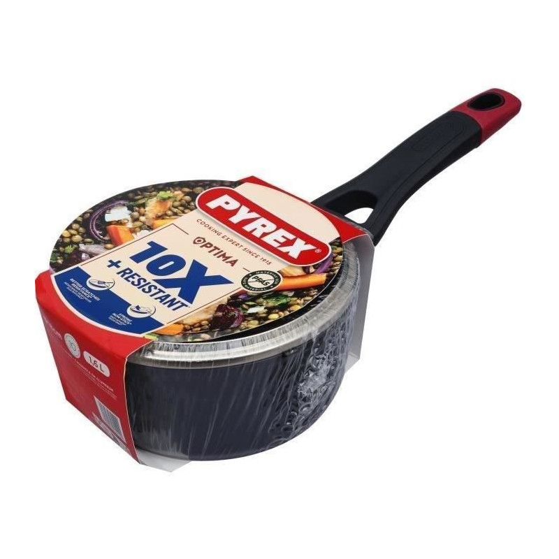 Casserole + lid - PYREX - 1455031 - Non-stick - 18 cm - PFAS-free