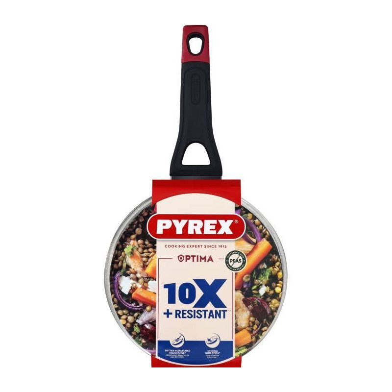 Casserole + lid - PYREX - 1455032 - Non-stick - 20 cm - PFAS-free