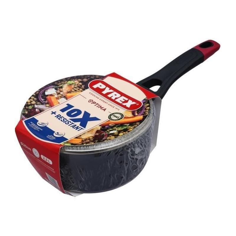 Casserole + lid - PYREX - 1455032 - Non-stick - 20 cm - PFAS-free