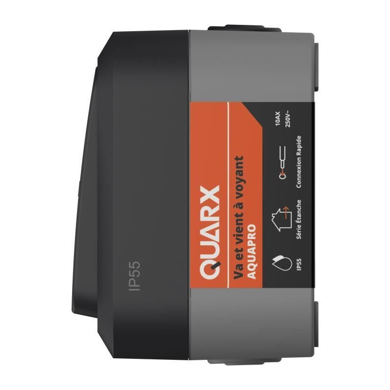 Two-way switch - QUARX - Aqua Pro - Outdoor, indicator light, IP55, 25