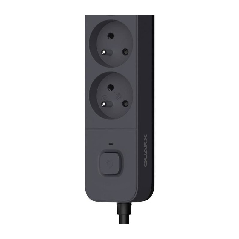 Power strip - QUARX - 4 sockets - With 3 USB ports, 1.5m cable