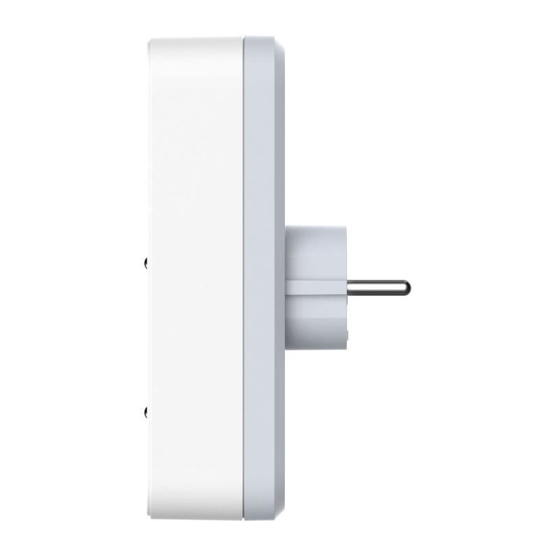 Biplite - QUARX - 2P 16A - With USB-A and USB-C, NF compliant