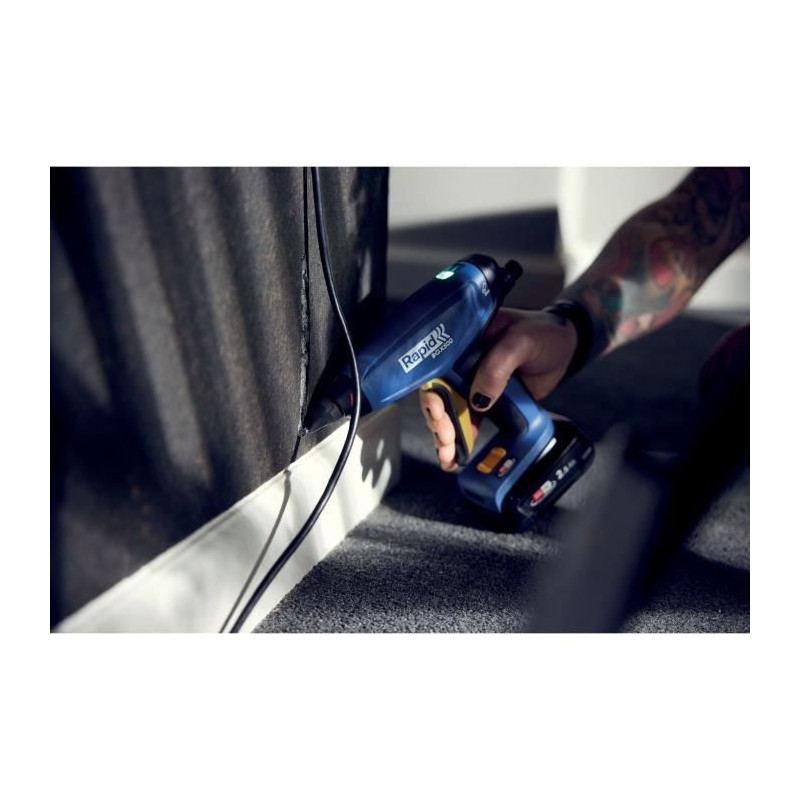 18V 900g/h battery-powered glue gun - RAPID - BGX500 - Case + 2.5Ah ba