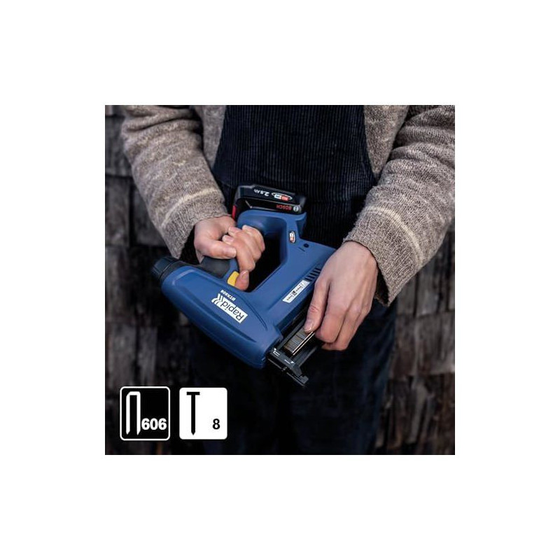 RAPID BTX606 BATTERY-POWERED STAPLER NAILER - Sold without battery