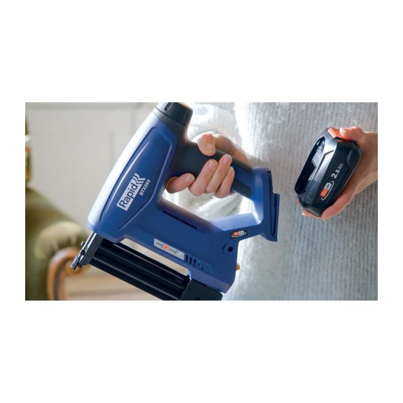 18V battery stapler for 53/8-20mm - 8/15-20mm - RAPID - BTX553 - Case
