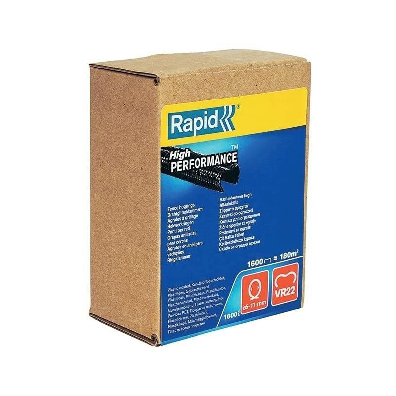 Rapid VR22 Black Laminated Wire Mesh Staples