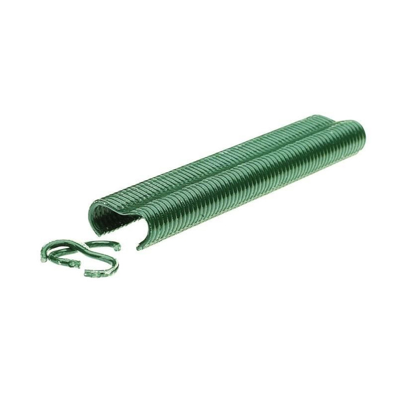 VR22 Rapid Agraf Wire Mesh Clip - Green Laminated - 1100 Staples