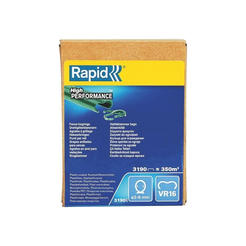 RAPID 3190 green VR16 staples