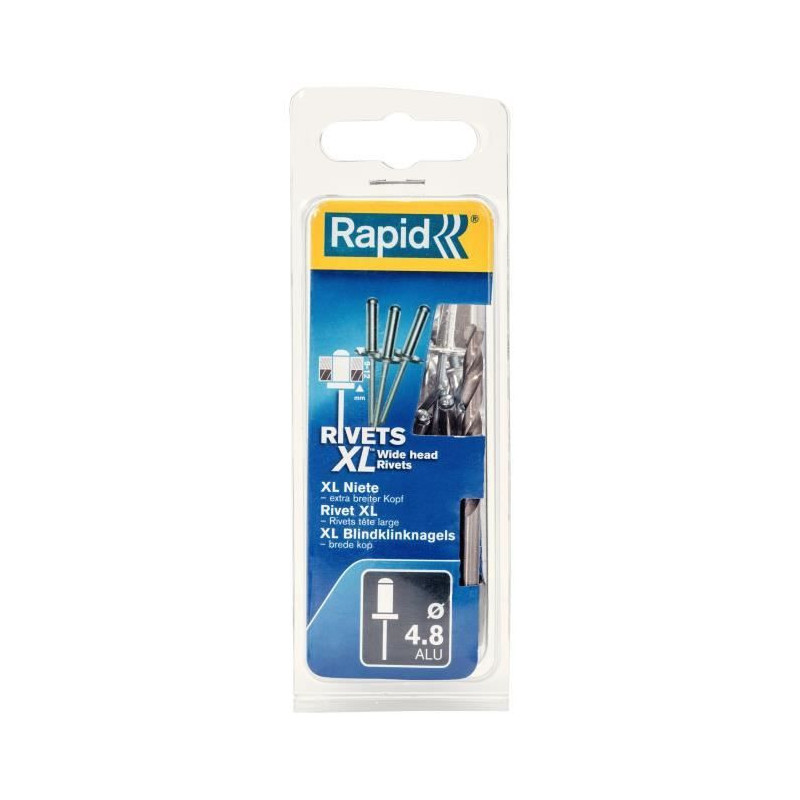 RAPID Rivets XL Ø4.8 x 12 mm 40 pcs