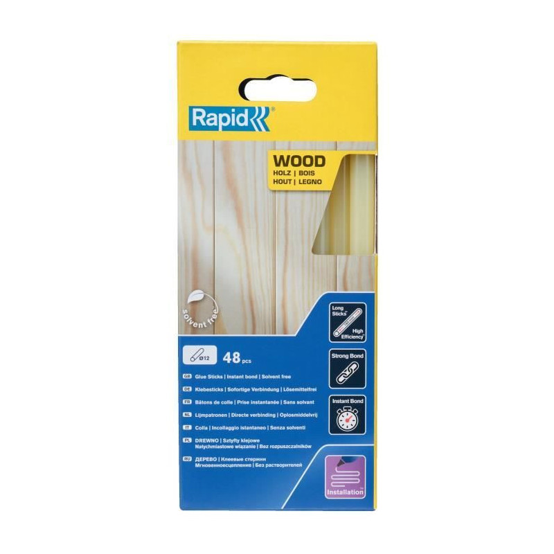 Rapid wooden glue sticks 12 mm