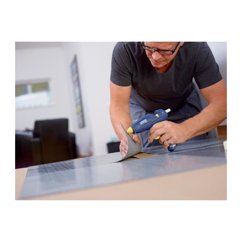 RAPID - CG270 glue gun - removable Box + glue 10 sticks