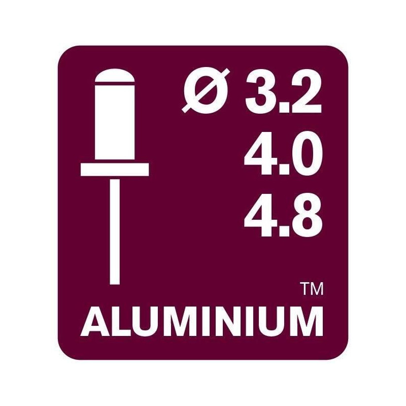 Rivet adapter - RAPID - RP150 MULTI - Aluminum and stainless steel for