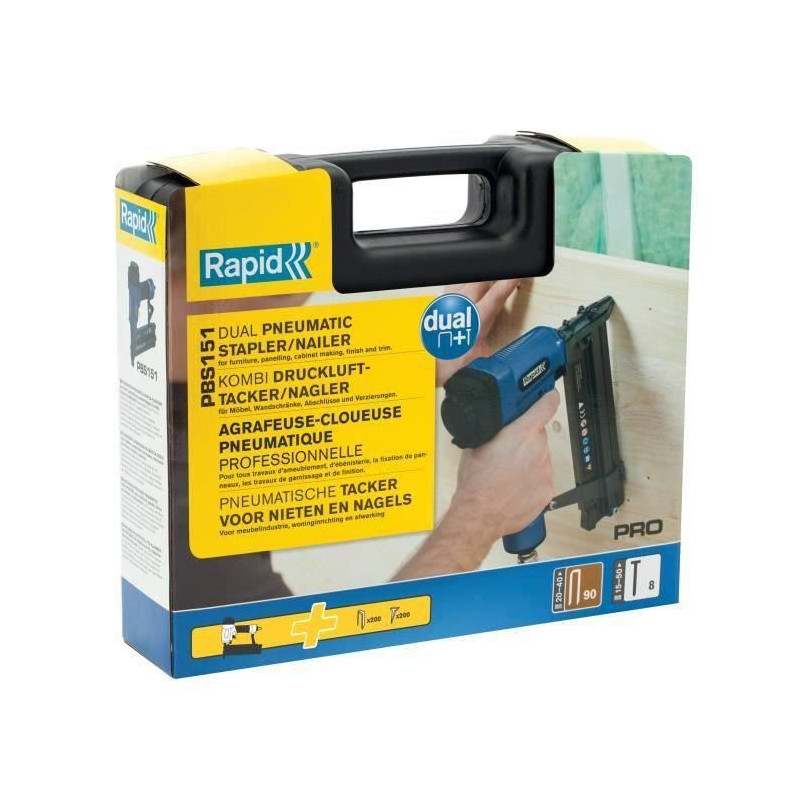 RAPID Airtac Pneumatic Nailer Stapler PBS151