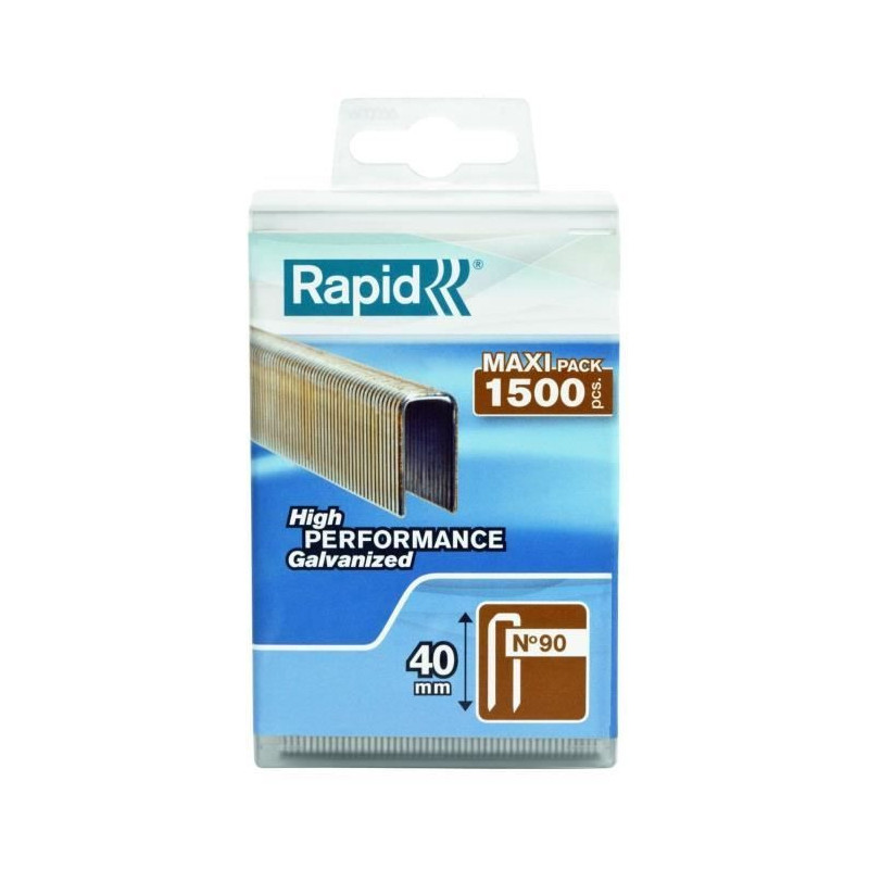 RAPID 1500 galvanized 90 / 40mm staples