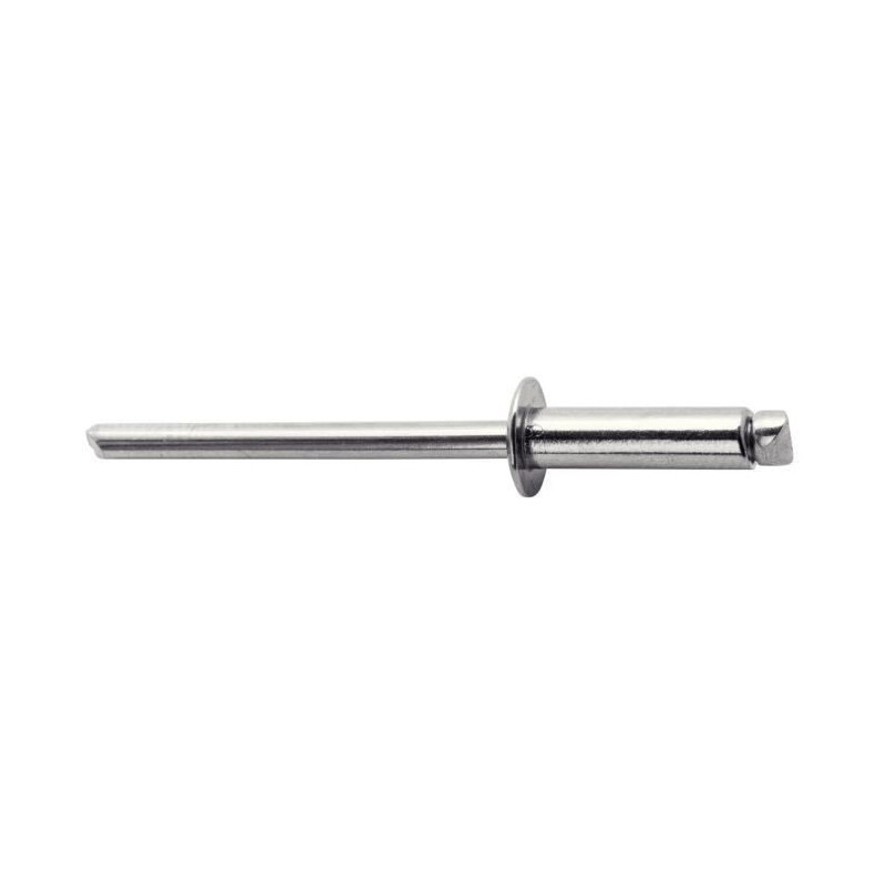 Rapid stainless steel rivets Ø4.8x10mm. Blister of 50 pcs