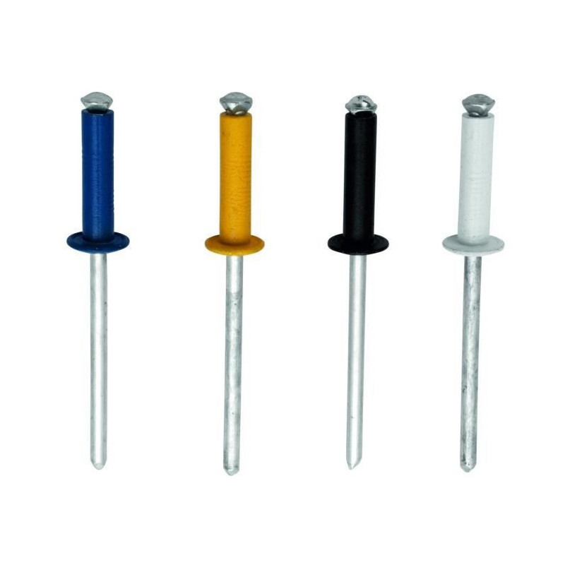 RAPID Automotive rivets 4 colors 4,8x16mm in aluminum