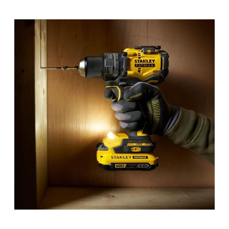 Drill driver - STANLEY FATMAX - SFMCD725D2K-QW - 80 Nm - 18V - 15 torq