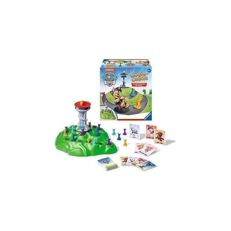 Carrot Crunch Paw Patrol, Fun Trail Game, Ages 4+, 22385, French Versi