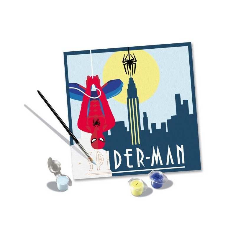 CreArt 20x20 cm Spider Man, Creative leisure, 23891, Ravensburger