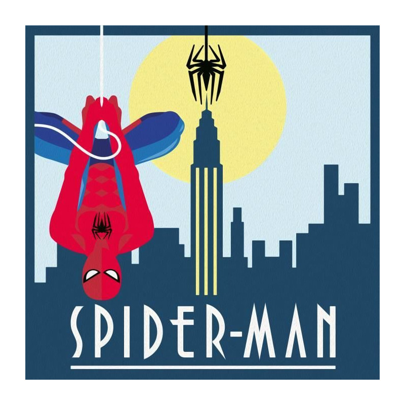 CreArt 20x20 cm Spider Man, Creative leisure, 23891, Ravensburger