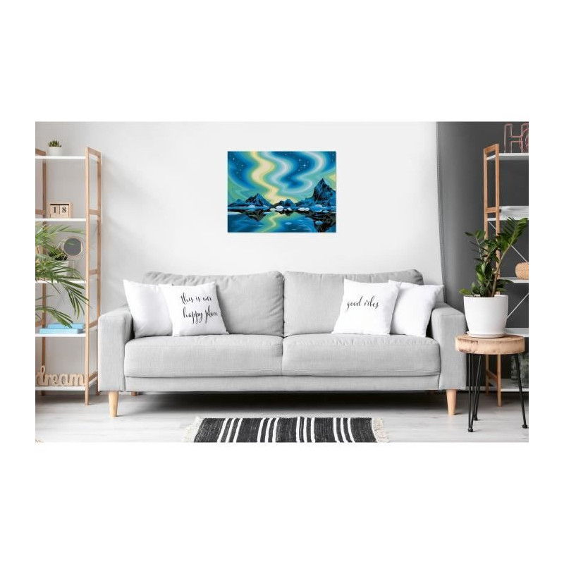 Ravensburger–CreArt Canvas 30x40 cm–Northern Lights–Paint by num