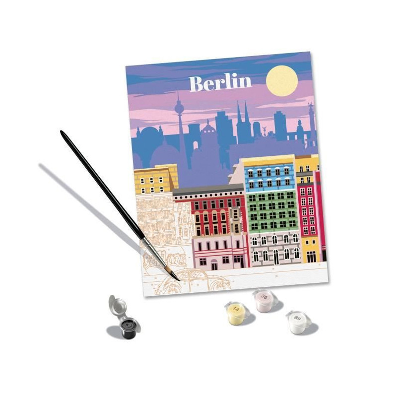 CreArt 24x30 cm Berlin, Adult, Paint by Numbers, 25521, Ravensburger