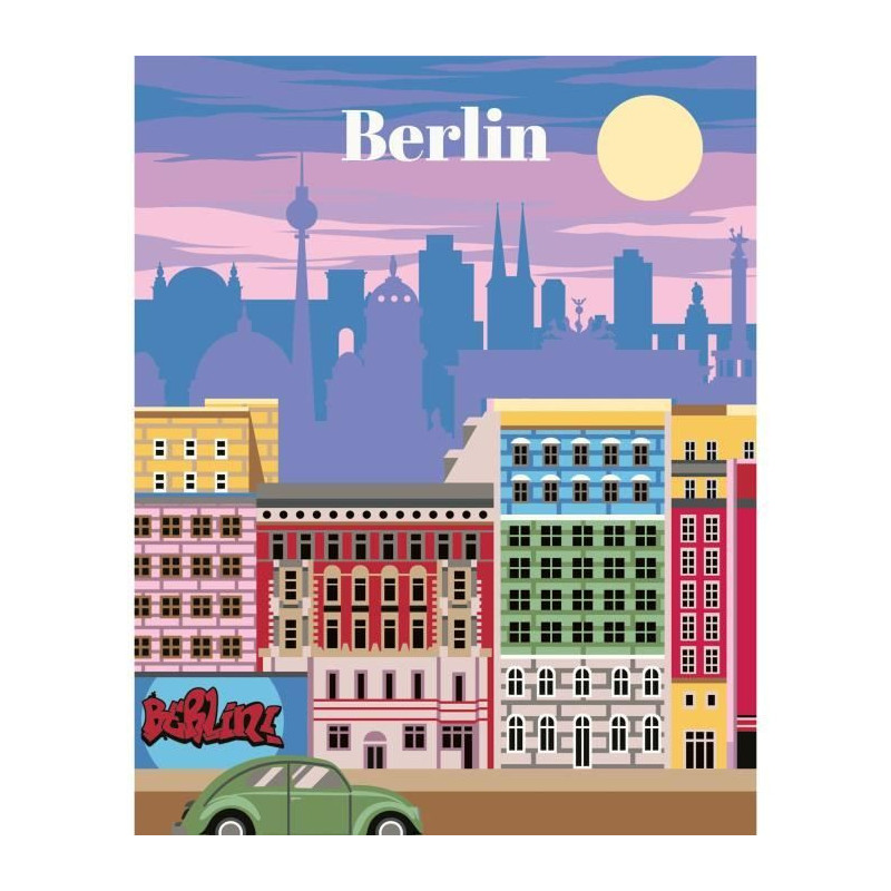 CreArt 24x30 cm Berlin, Adult, Paint by Numbers, 25521, Ravensburger