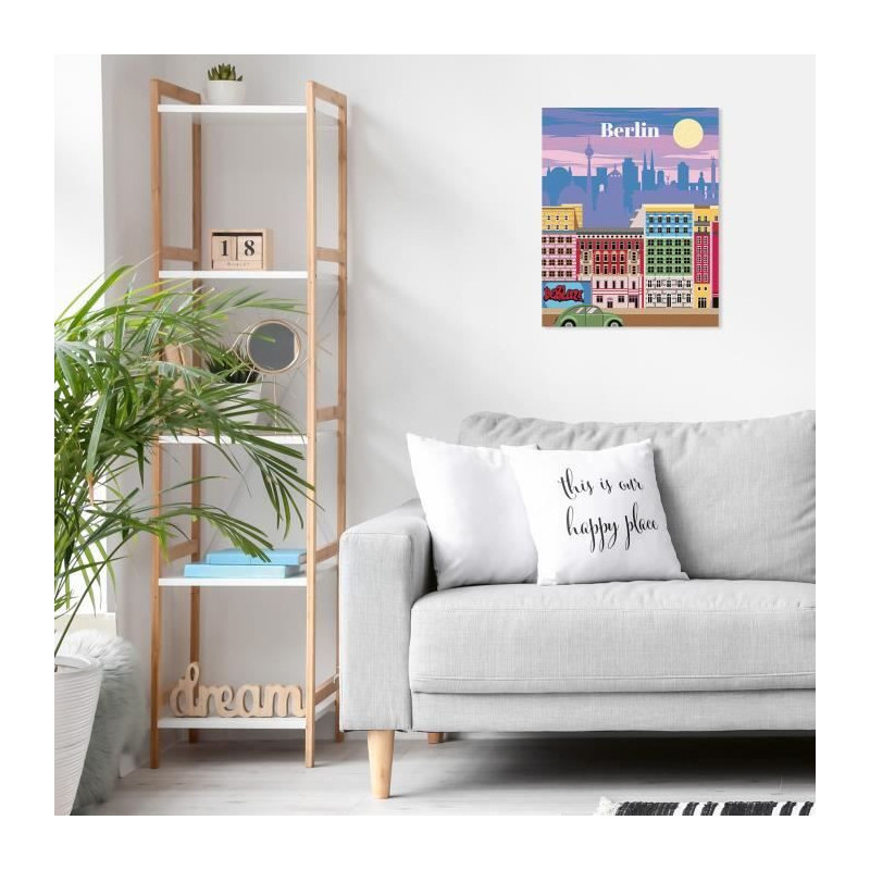 CreArt 24x30 cm Berlin, Adult, Paint by Numbers, 25521, Ravensburger